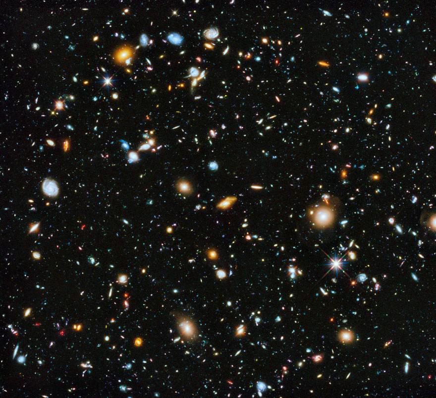 universe captured by hubble